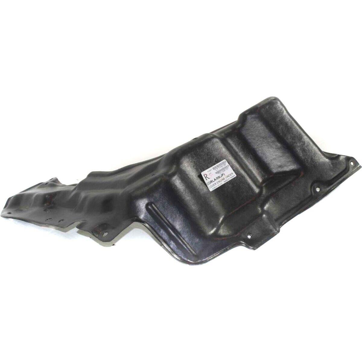 2009-2013 Toyota Corolla Sedan Undercar Shield Passenger Side , TO1228153. Professional-grade auto body part.