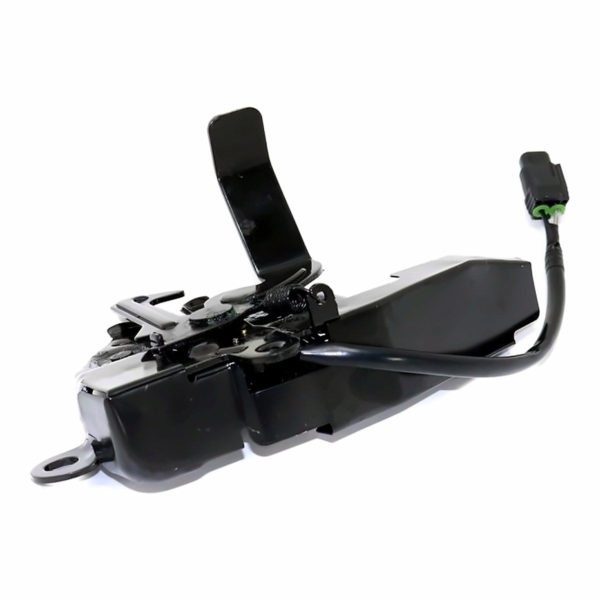 2014-2019 Toyota Highlander Hybrid Rear Hood Latch, to1234168. Front view.