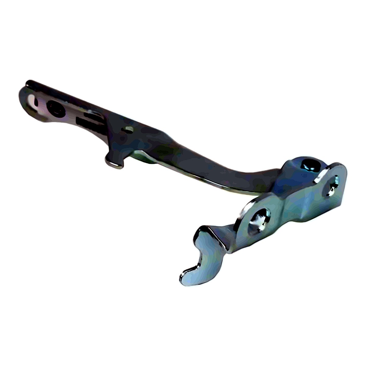 1998-2002 Toyota Corolla Sedan Driver Side Hood Hinge, to1236105. Front view.