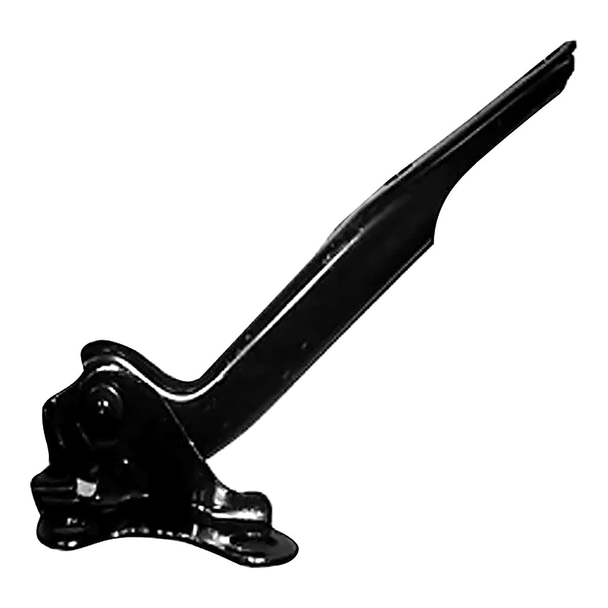 2000-2005 Toyota Echo Passenger Side Hood Hinge, to1236144. Front view.