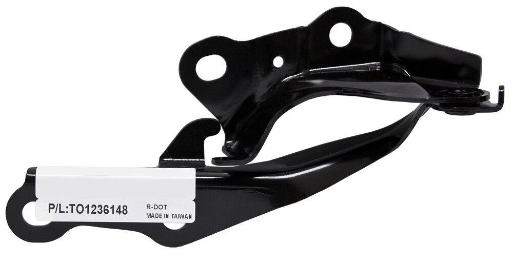2004-2010 Toyota Sienna Hood Hinge Passenger Side , TO1236148. Side view of the replacement part.