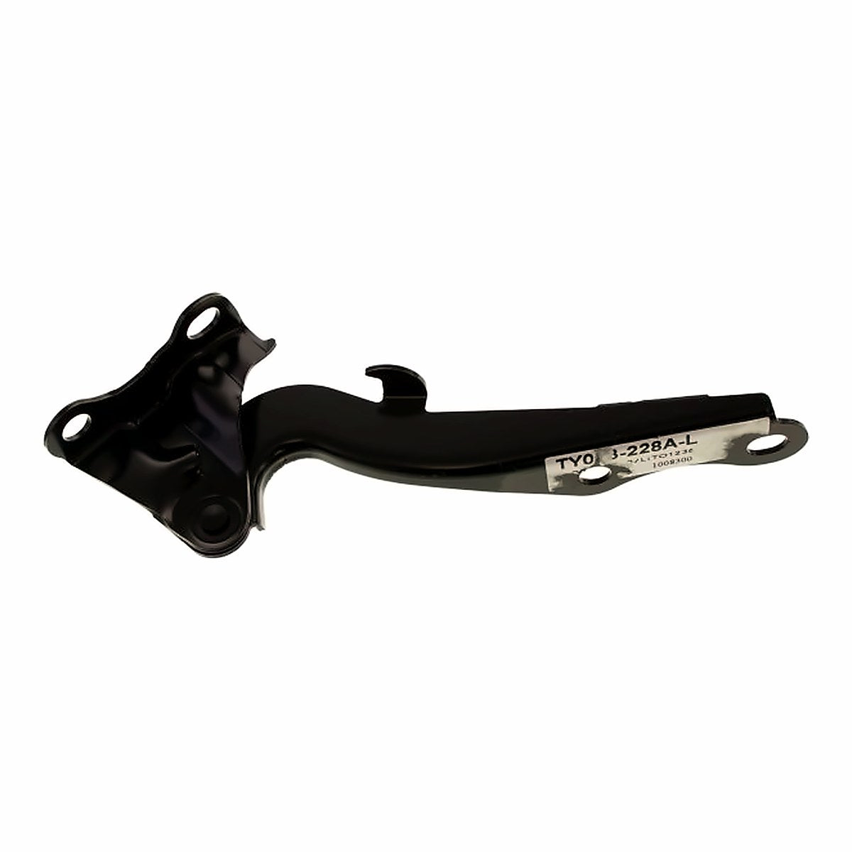 2004-2009 Toyota Prius Driver Side Hood Hinge, to1236153. Front view.
