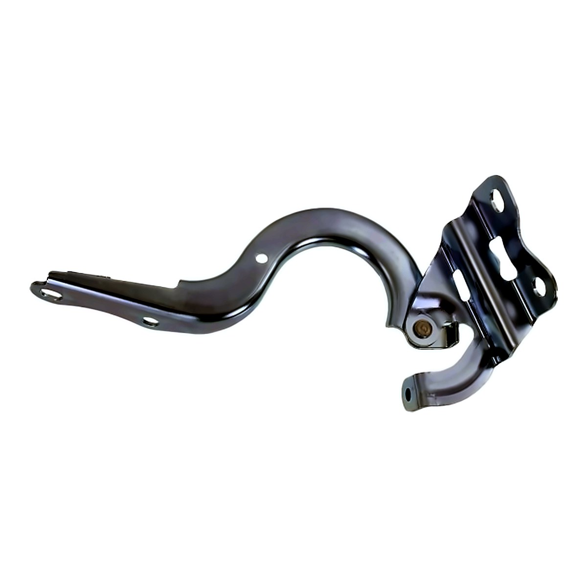 2014-2016 Toyota Corolla Sedan Passenger Side Hood Hinge, to1236187. Front view.