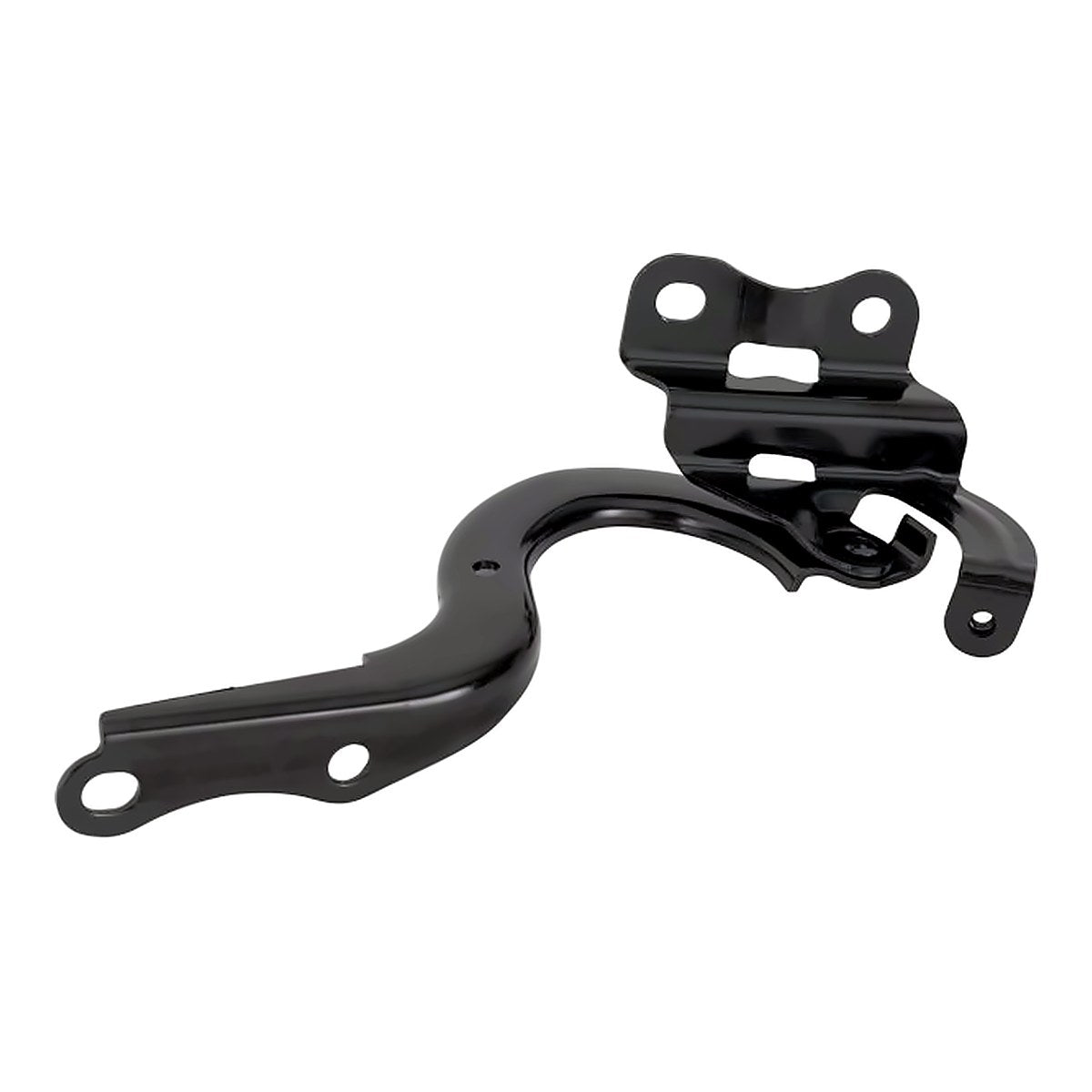 2017-2019 Toyota Corolla Sedan Passenger Side Hood Hinge, to1236237. Front view.
