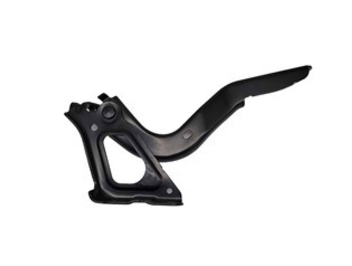 2021-2023 Toyota Venza Hood Hinge Passenger Side Black Steel , TO1236261. Installed view for reference.