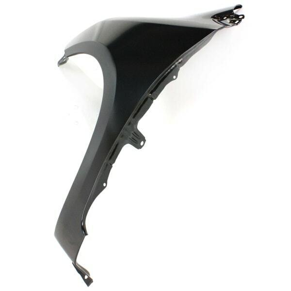 2012 Toyota Yaris Sedan Front Driver Side Fender , TO1240212. Side view of the replacement part.