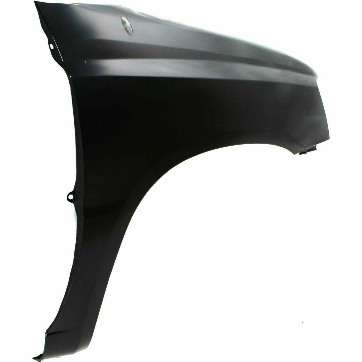 2001-2007 Toyota Highlander Front Passenger Side Fender , TO1241187. Angle view for visual reference.