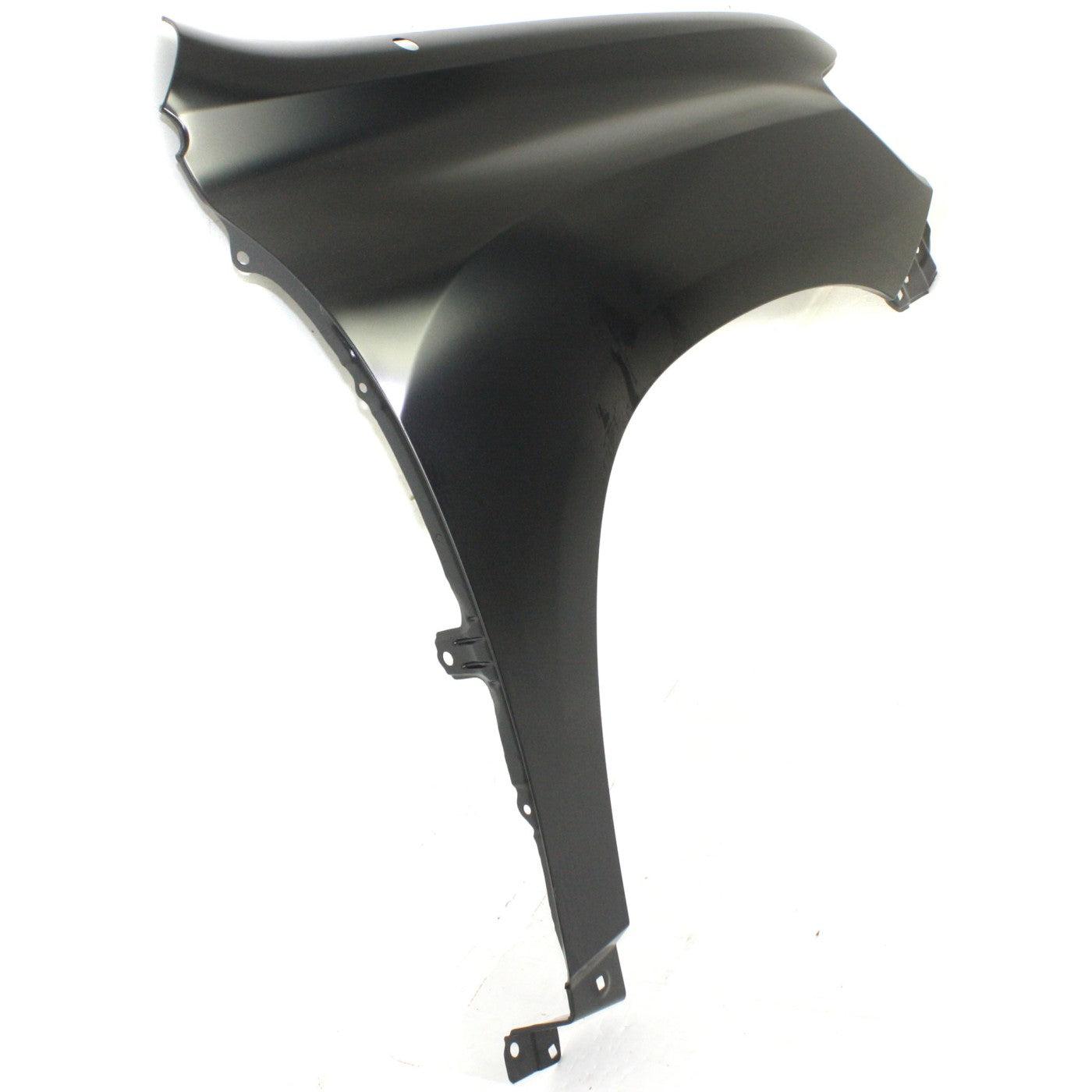 2008-2010 Toyota Highlander Hybrid Front Passenger Side Fender , TO1241220. Angle view for visual reference.