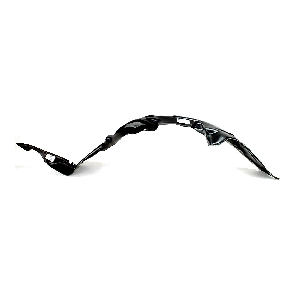 1998-2000 Toyota Corolla Sedan Passenger Side Fender Liner, to1247103. Front view.