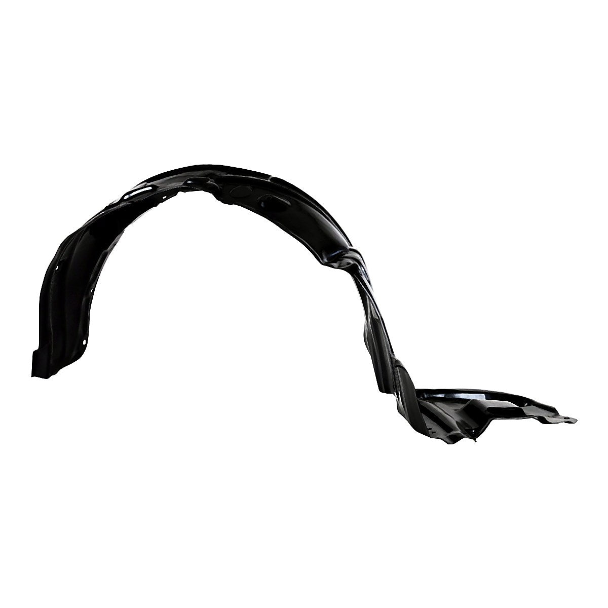 2003-2008 Toyota Corolla Sedan Driver Side Fender Liner, to1248119. Front view.