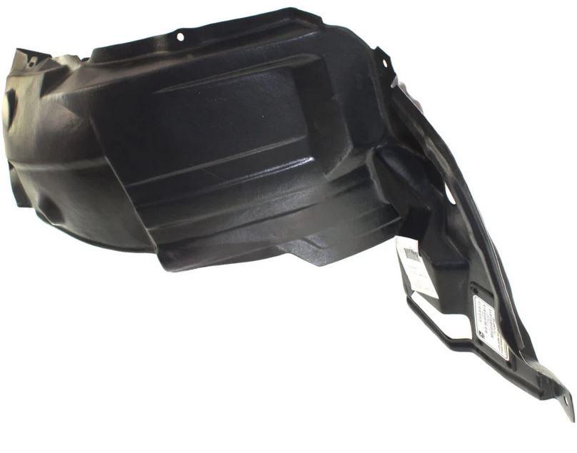 2009-2010 Toyota Corolla Sedan Fender Liner Driver Side , TO1248149. Angle view for visual reference.