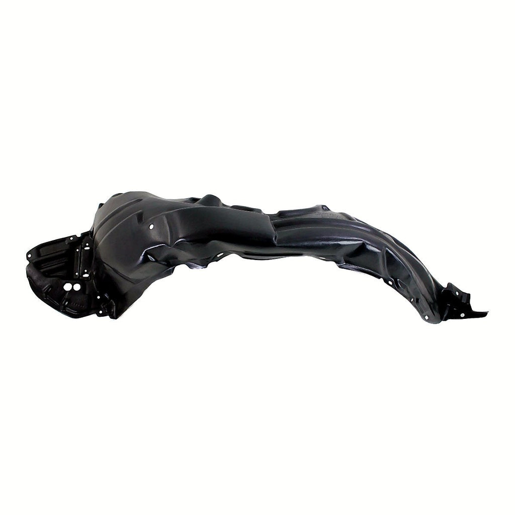 2012-2014 Toyota Yaris Hatchback Front Driver Side Fender Liner, to1248168. Front view.