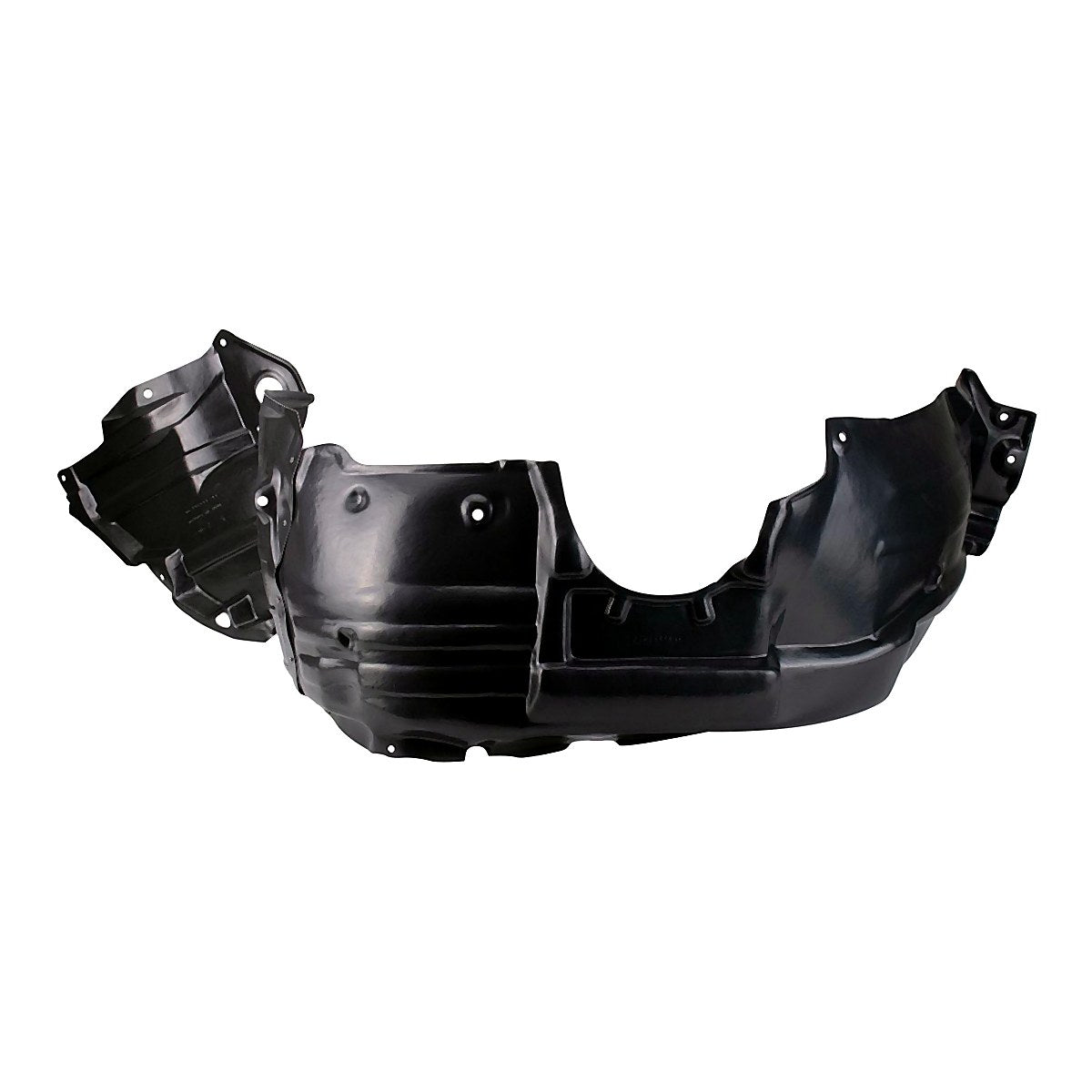 2011-2013 Toyota Highlander Front Driver Side Fender Liner, to1248172. Front view.