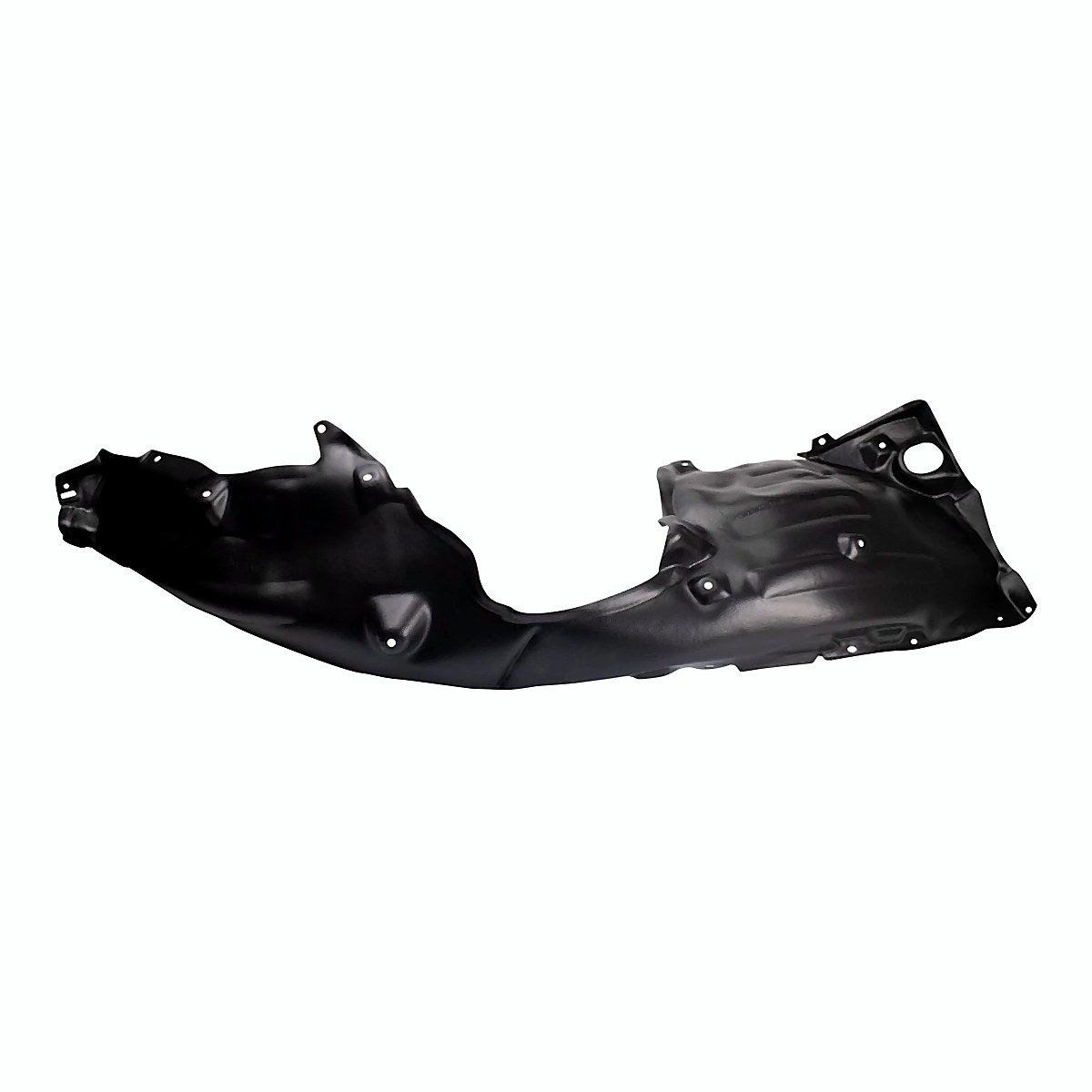 2018-2019 Toyota Camry Front Driver Side Fender Liner, to1248215. Front view.