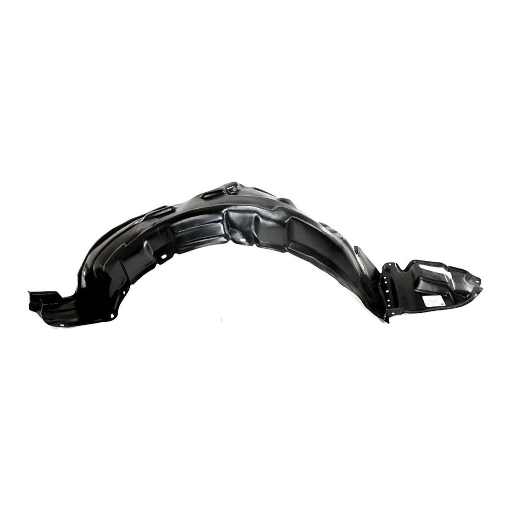 2003-2008 Toyota Corolla Sedan Passenger Side Fender Liner, to1249119. Front view.