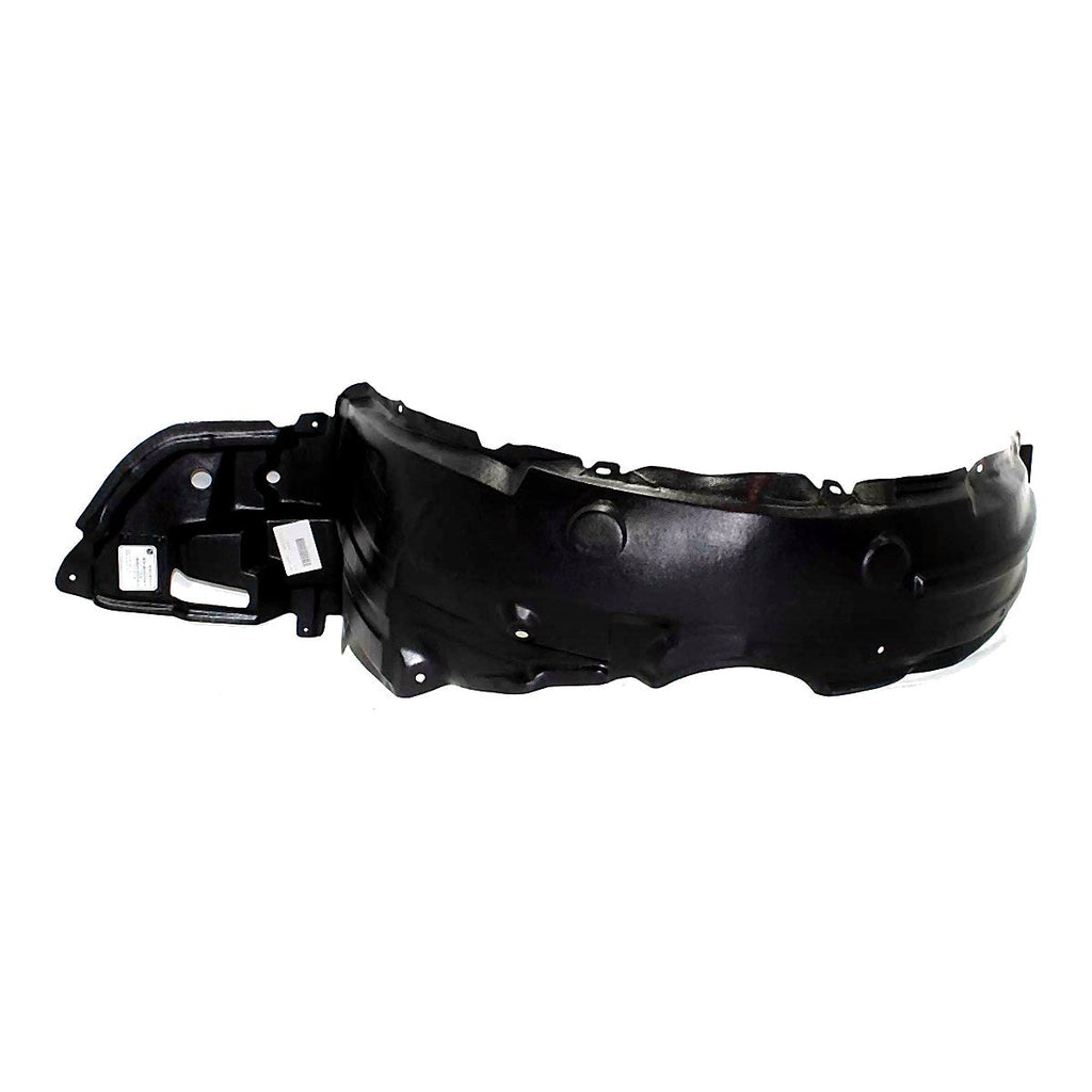 2009-2010 Toyota Corolla Sedan Passenger Side Fender Liner, to1249149. Front view.