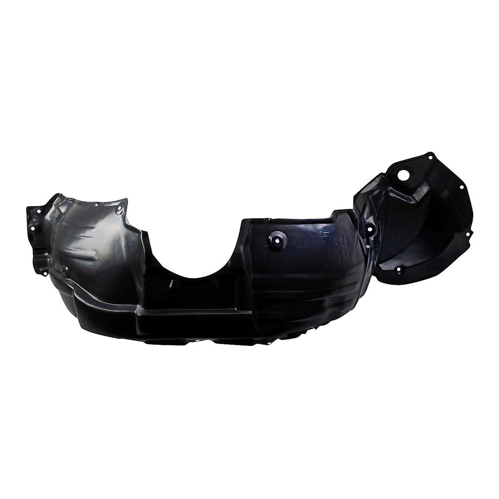 2008-2010 Toyota Highlander Passenger Side Fender Liner, to1249150. Front view.