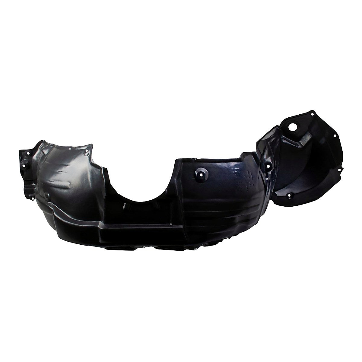 2008-2010 Toyota Highlander Passenger Side Fender Liner, to1249150. Front view.