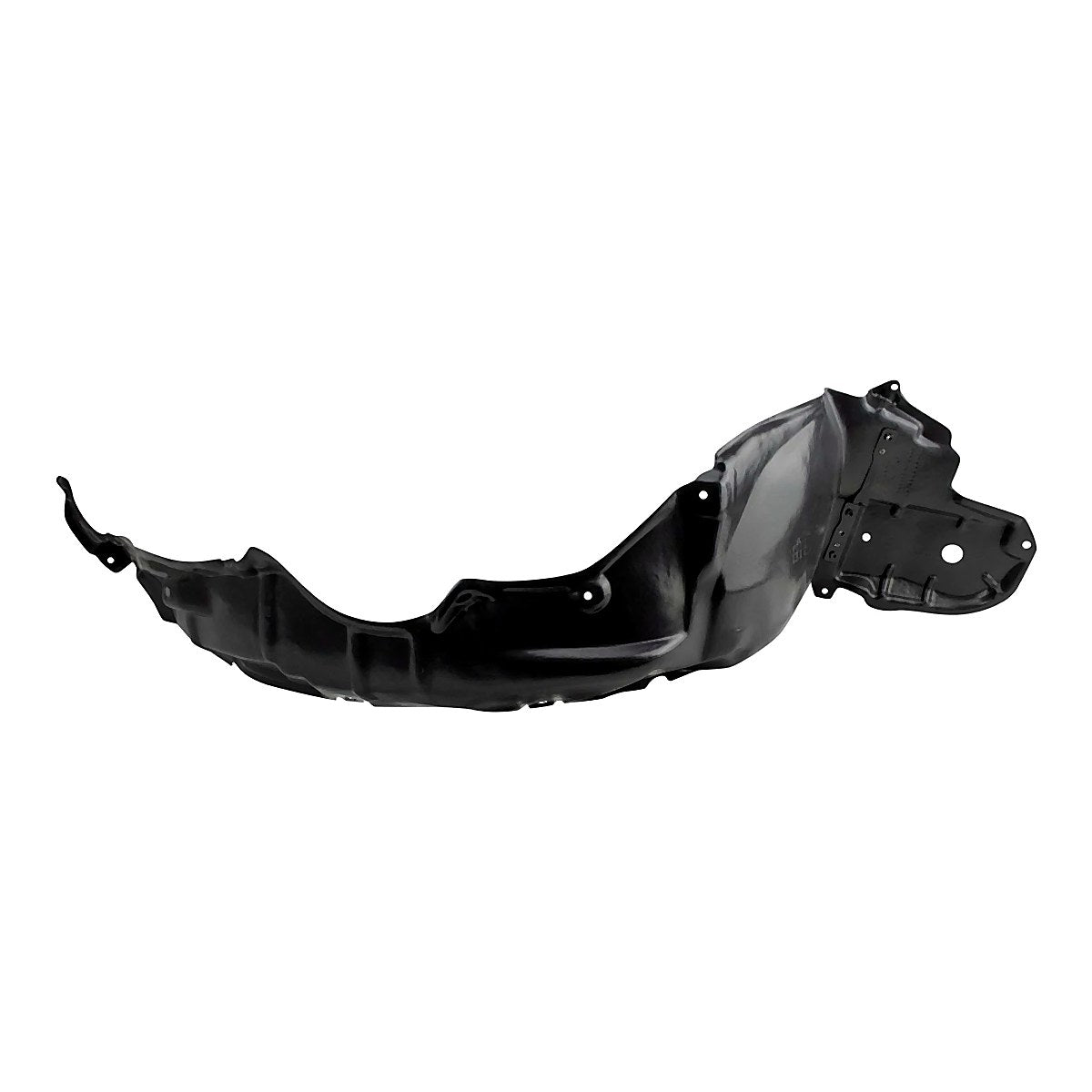 2010-2015 Toyota Prius Passenger Side Fender Liner, to1249158. Front view.