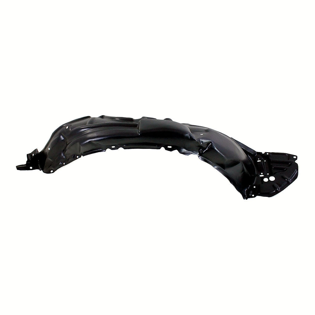 2012-2014 Toyota Yaris Hatchback Front Passenger Side Fender Liner, to1249168. Front view.