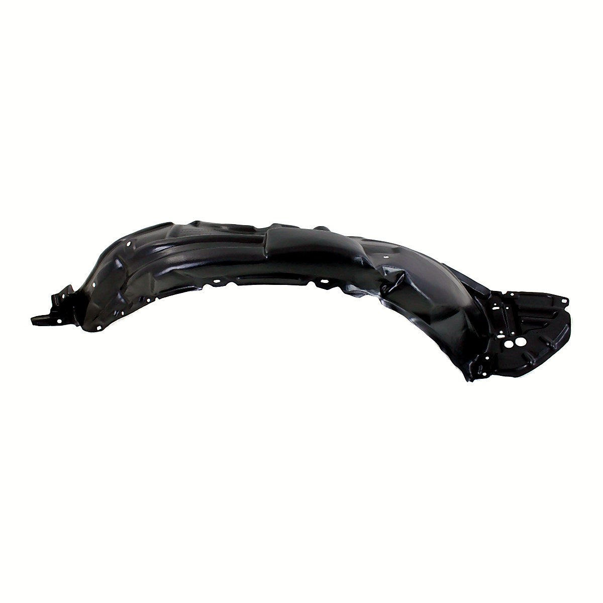 2012-2014 Toyota Yaris Hatchback Front Passenger Side Fender Liner, to1249168. Front view.