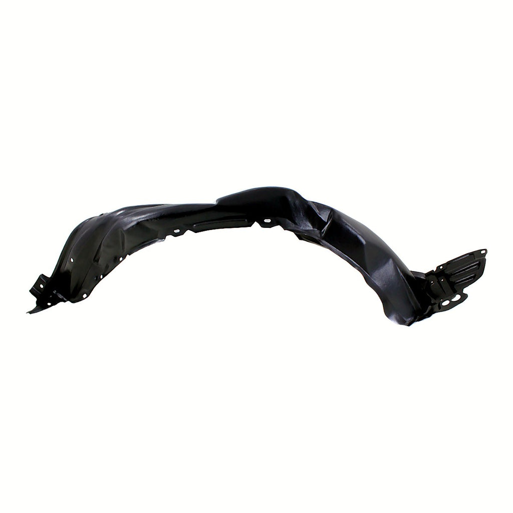 2012-2014 Toyota Yaris Hatchback Front Passenger Side Fender Liner, to1249169. Front view.