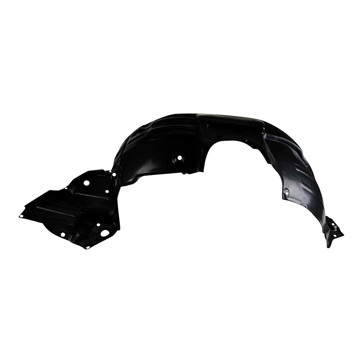 2011-2013 Toyota Highlander Front Passenger Side Fender Liner, to1249172. Front view.