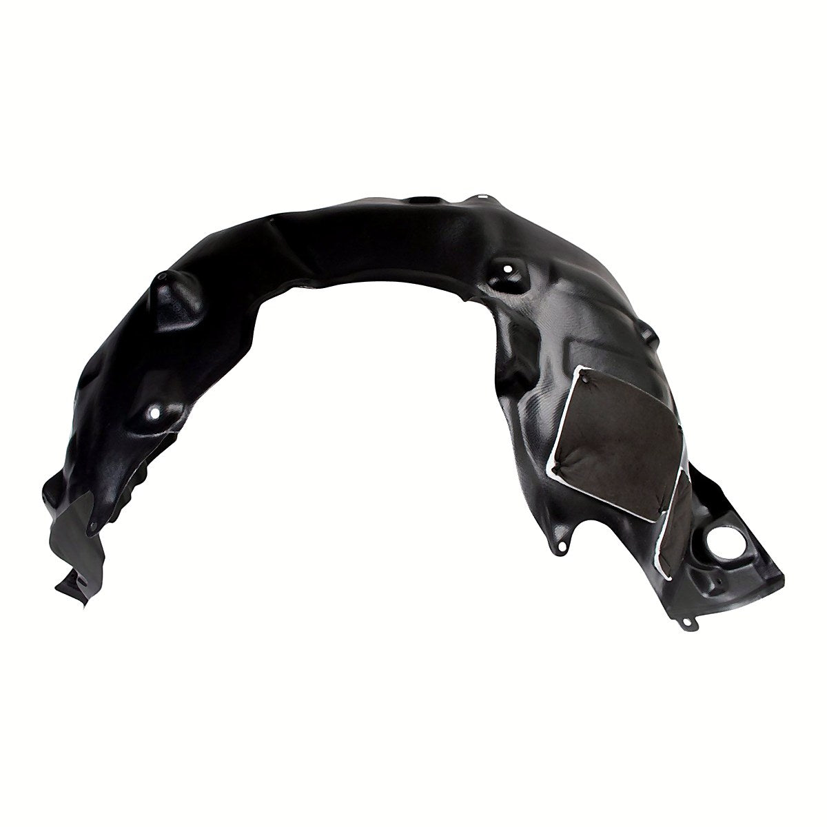 2018-2023 Toyota Camry Front Passenger Side Fender Liner, to1249227. Front view.