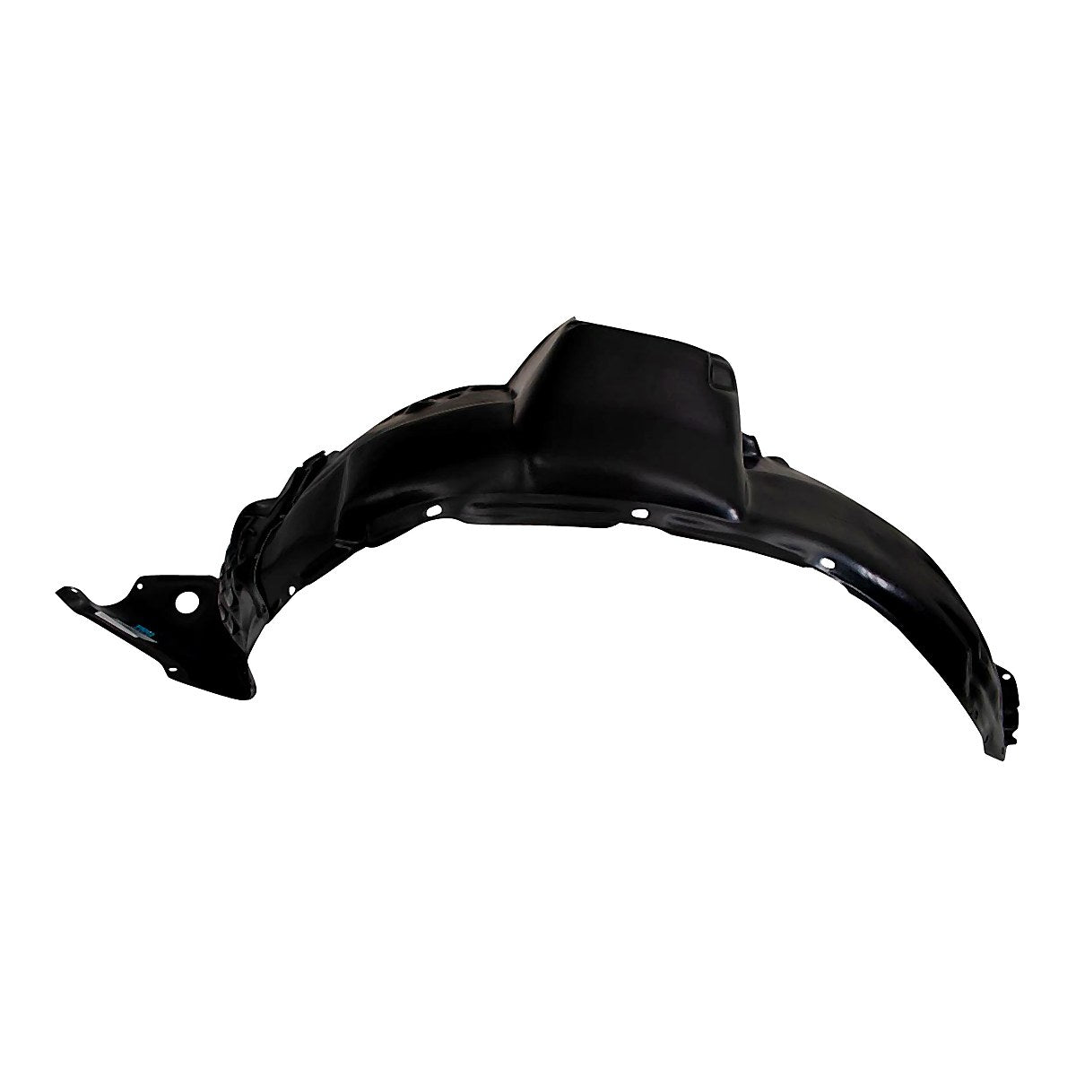 2006-2007 Toyota Highlander Hybrid Front Driver Side Fender Liner, to1250115. Front view.