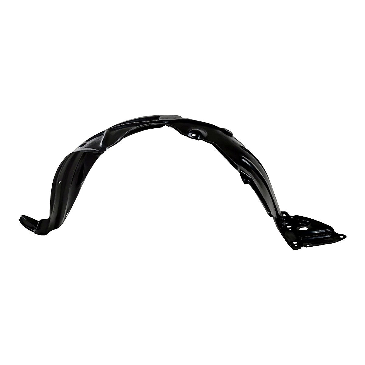 2006-2011 Toyota Yaris Hatchback Driver Side Fender Liner, to1250119. Front view.