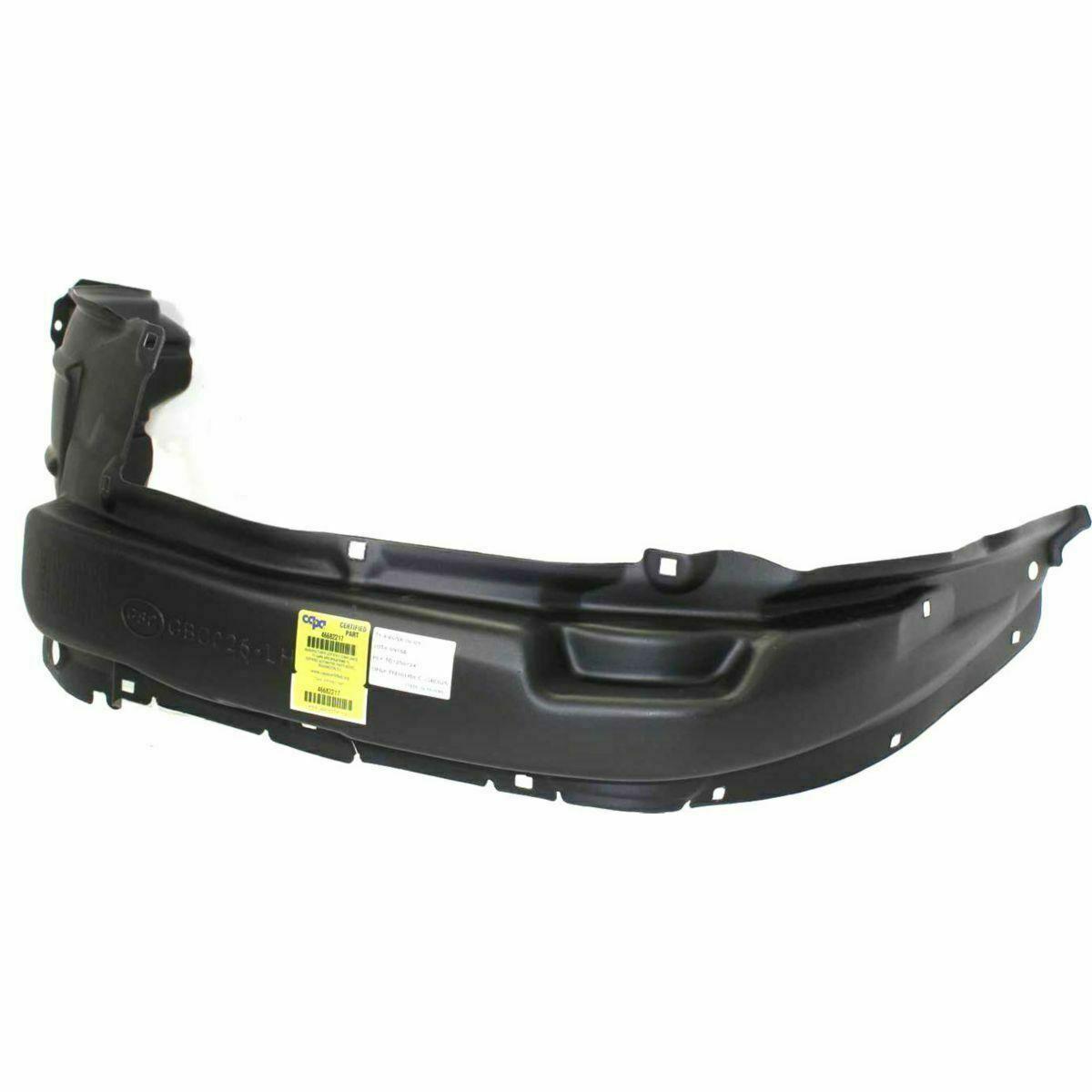 2006-2009 Toyota 4Runner Fender Liner Front Driver Side , TO1250124. Side view of the replacement part.
