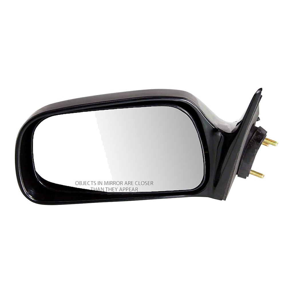 1997-2001 Toyota Camry Rear Driver Side Door Mirror, to1320131. Front view.