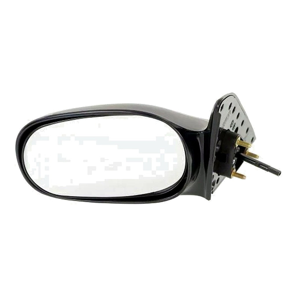 1998-2002 Toyota Corolla Sedan Rear Driver Side Door Mirror, to1320144. Front view.