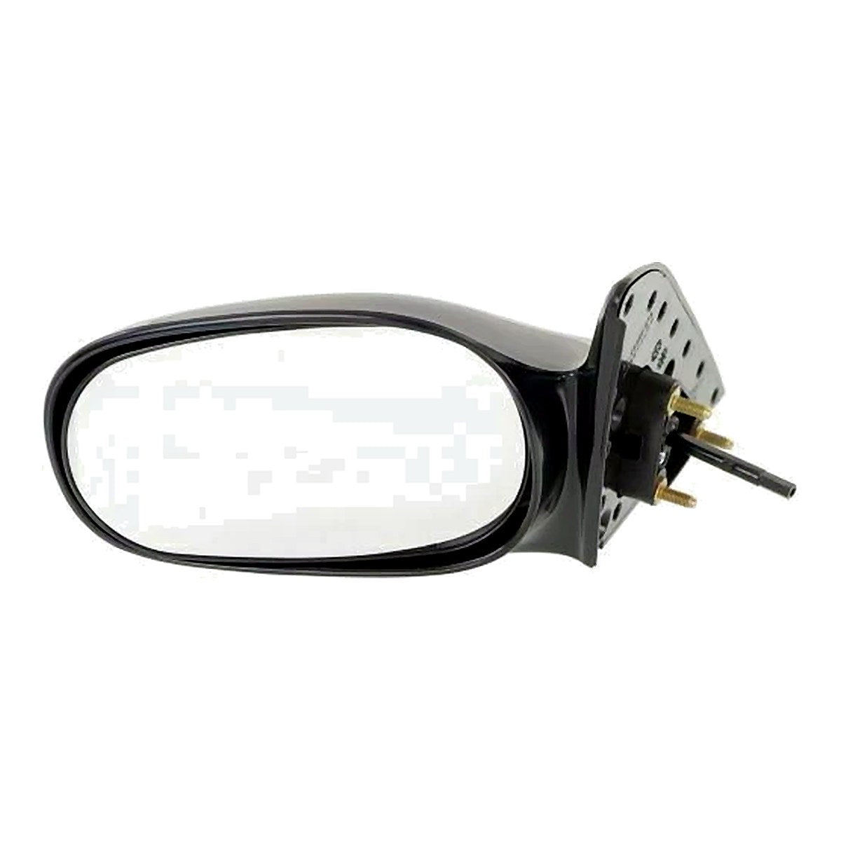 1998-2002 Toyota Corolla Sedan Rear Driver Side Door Mirror, to1320144. Front view.