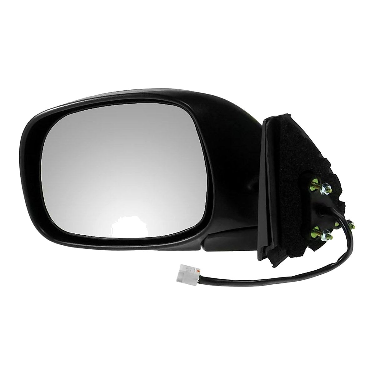 2003-2006 Toyota Tundra Rear Driver Side Door Mirror, to1320190. Front view.