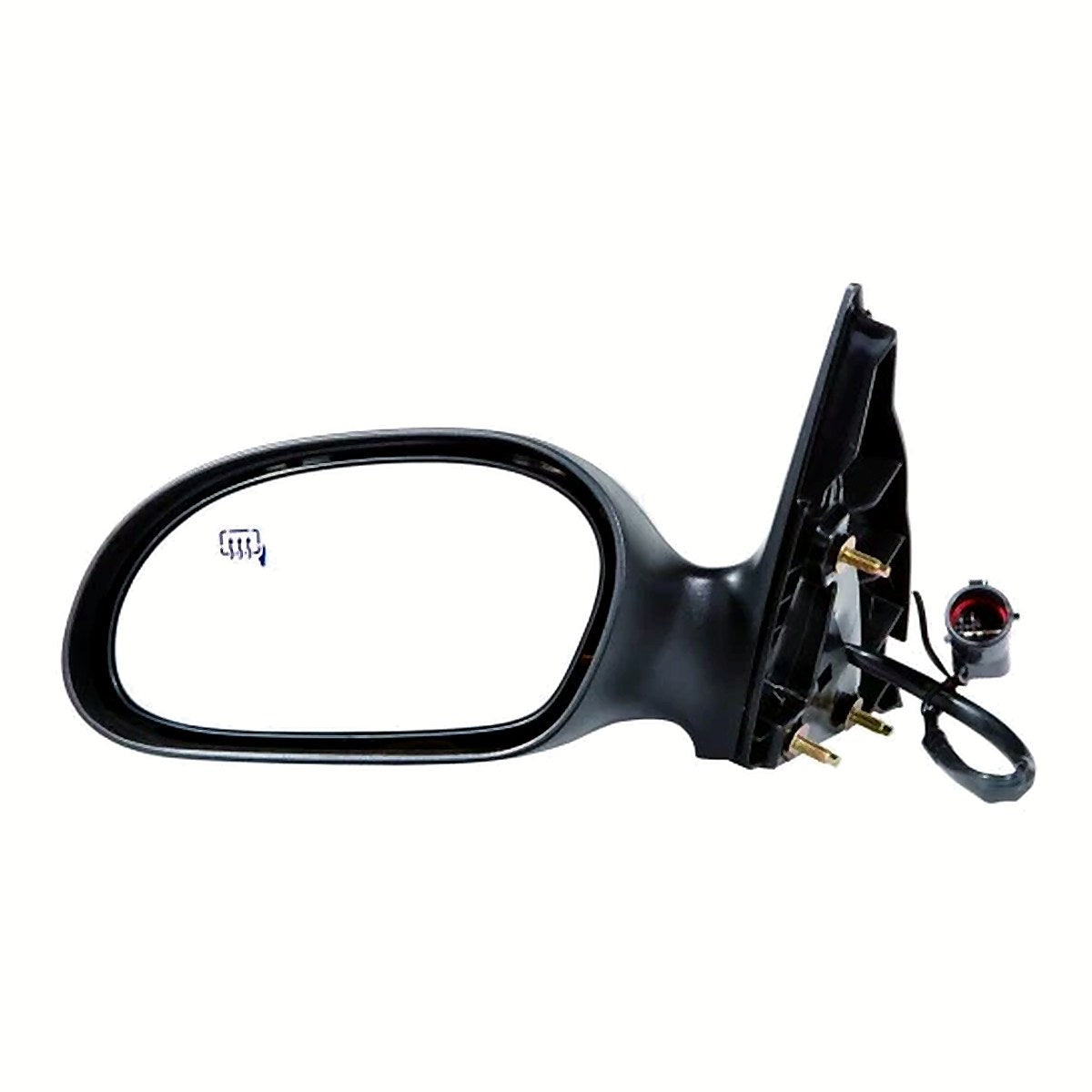 2003-2006 Toyota Tundra Rear Driver Side Door Mirror, to1320192. Front view.