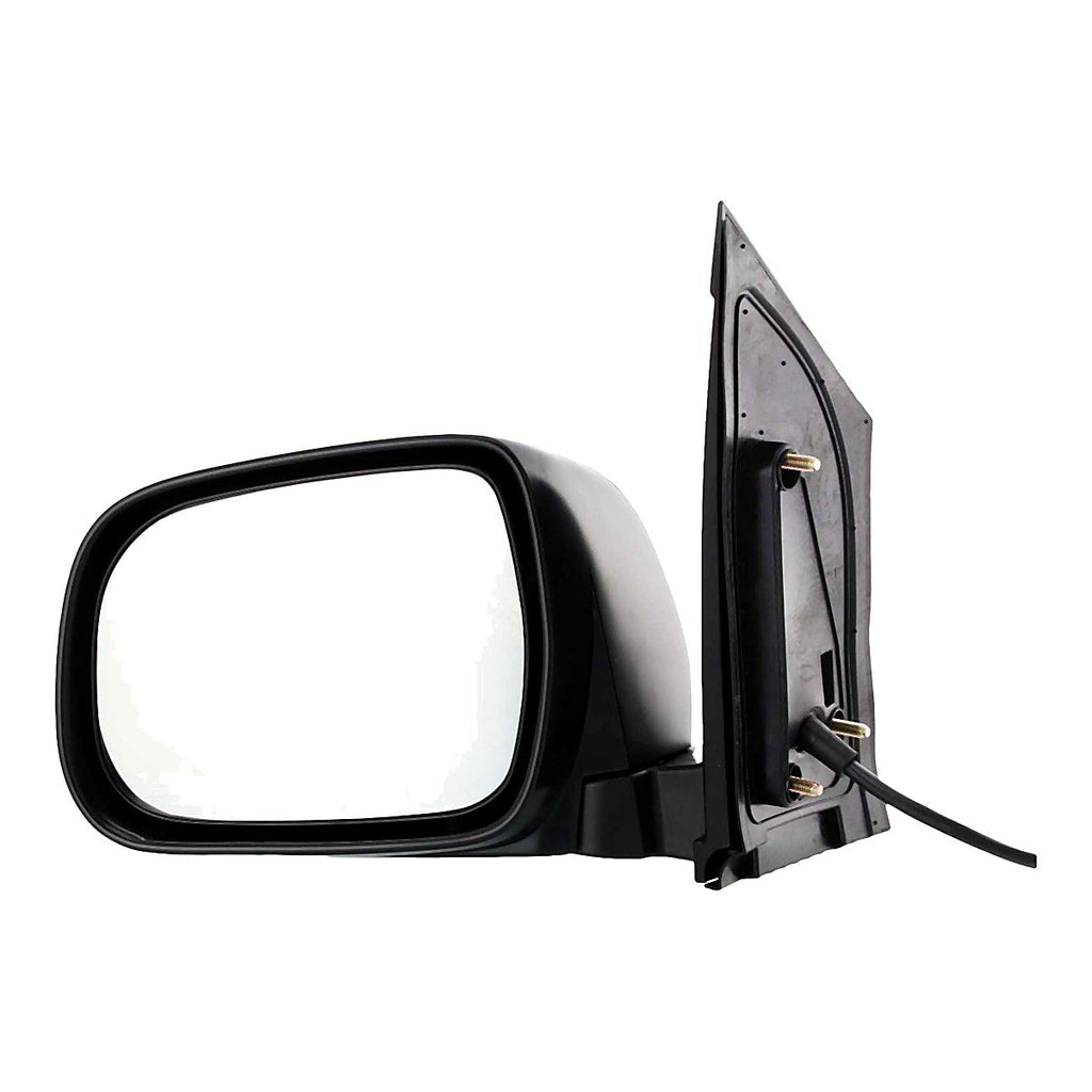 2004-2010 Toyota Sienna Rear Driver Side Door Mirror, to1320201. Front view.