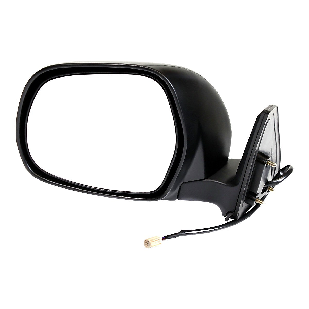 2003-2009 Toyota 4Runner Rear Driver Side Door Mirror, to1320202. Front view.