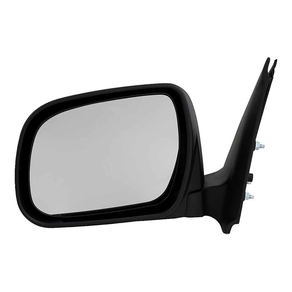 2005-2011 Toyota Tacoma Rear Driver Side Door Mirror, to1320204. Front view.