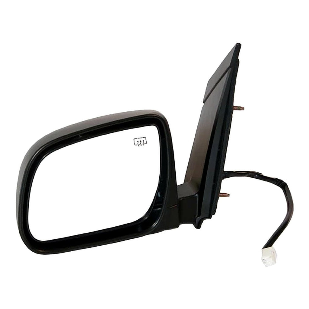 2004-2010 Toyota Sienna Rear Driver Side Door Mirror, to1320205. Front view.