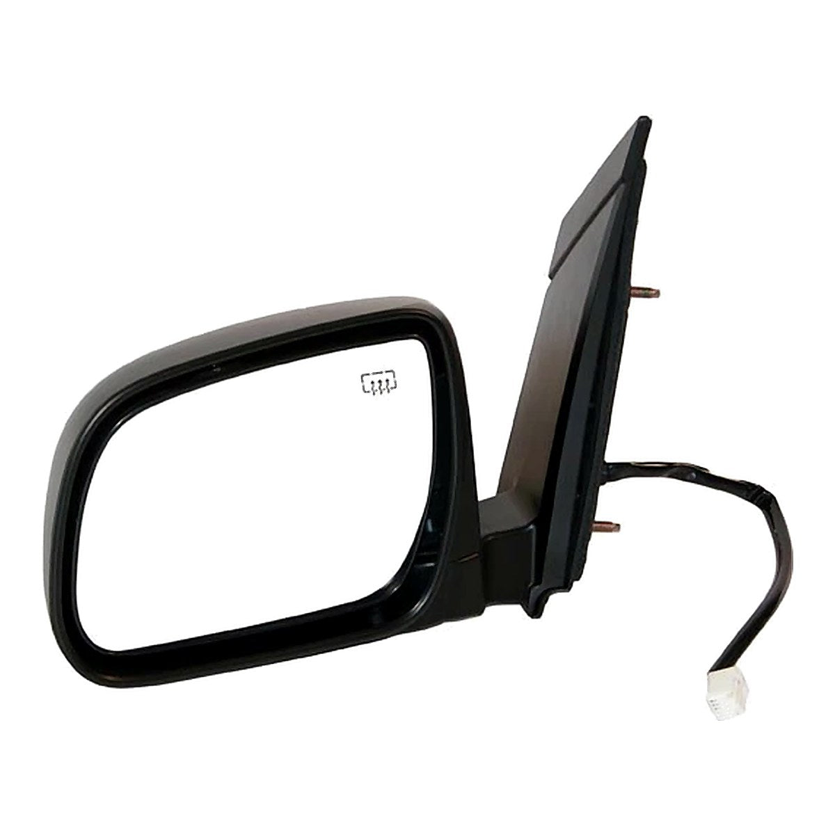 2004-2010 Toyota Sienna Rear Driver Side Door Mirror, to1320205. Front view.