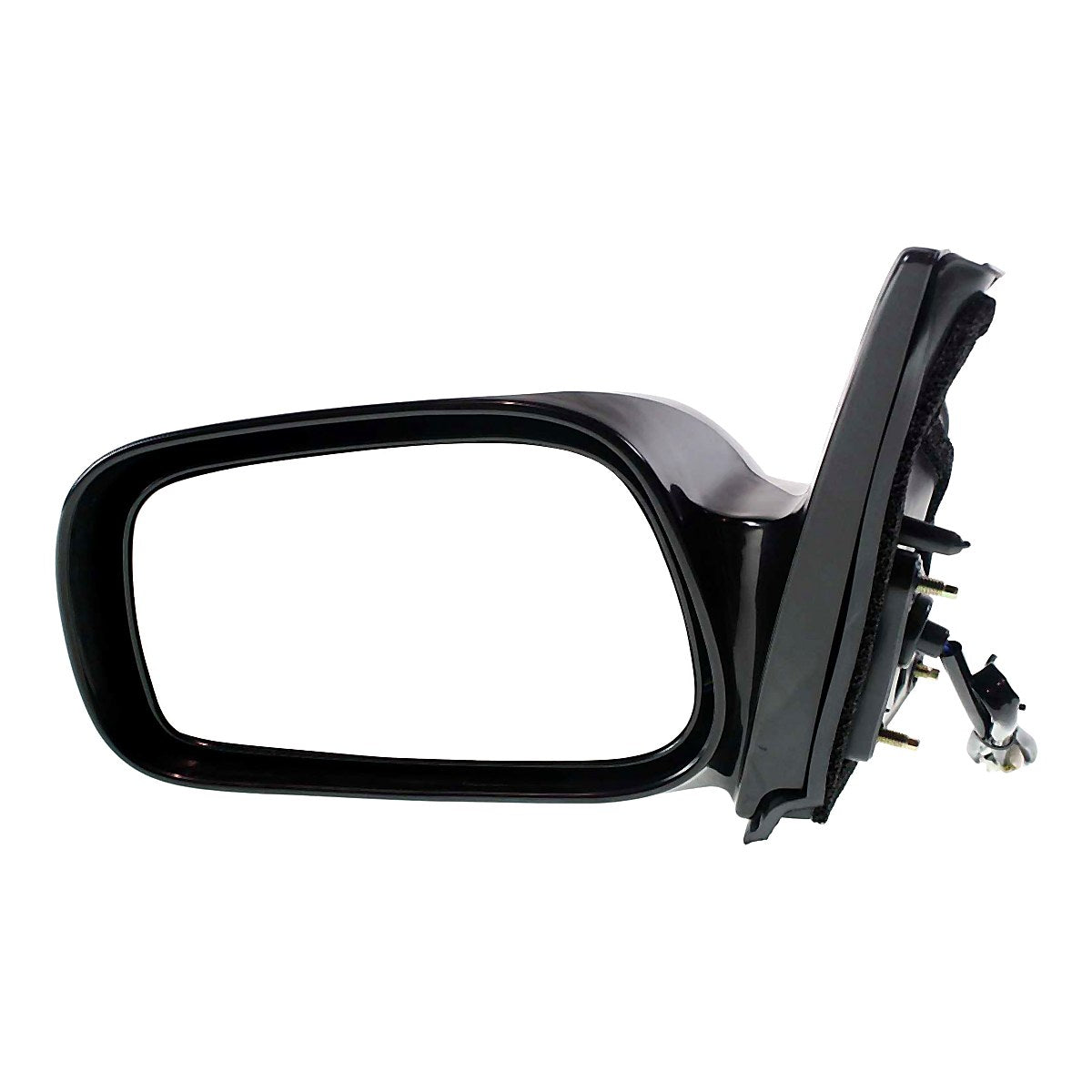 2003-2008 Toyota Matrix Rear Driver Side Door Mirror, to1320207. Front view.
