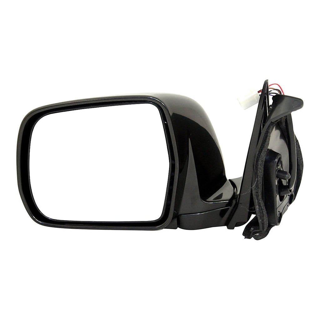 2001-2007 Toyota Highlander Rear Driver Side Door Mirror, to1320211. Front view.