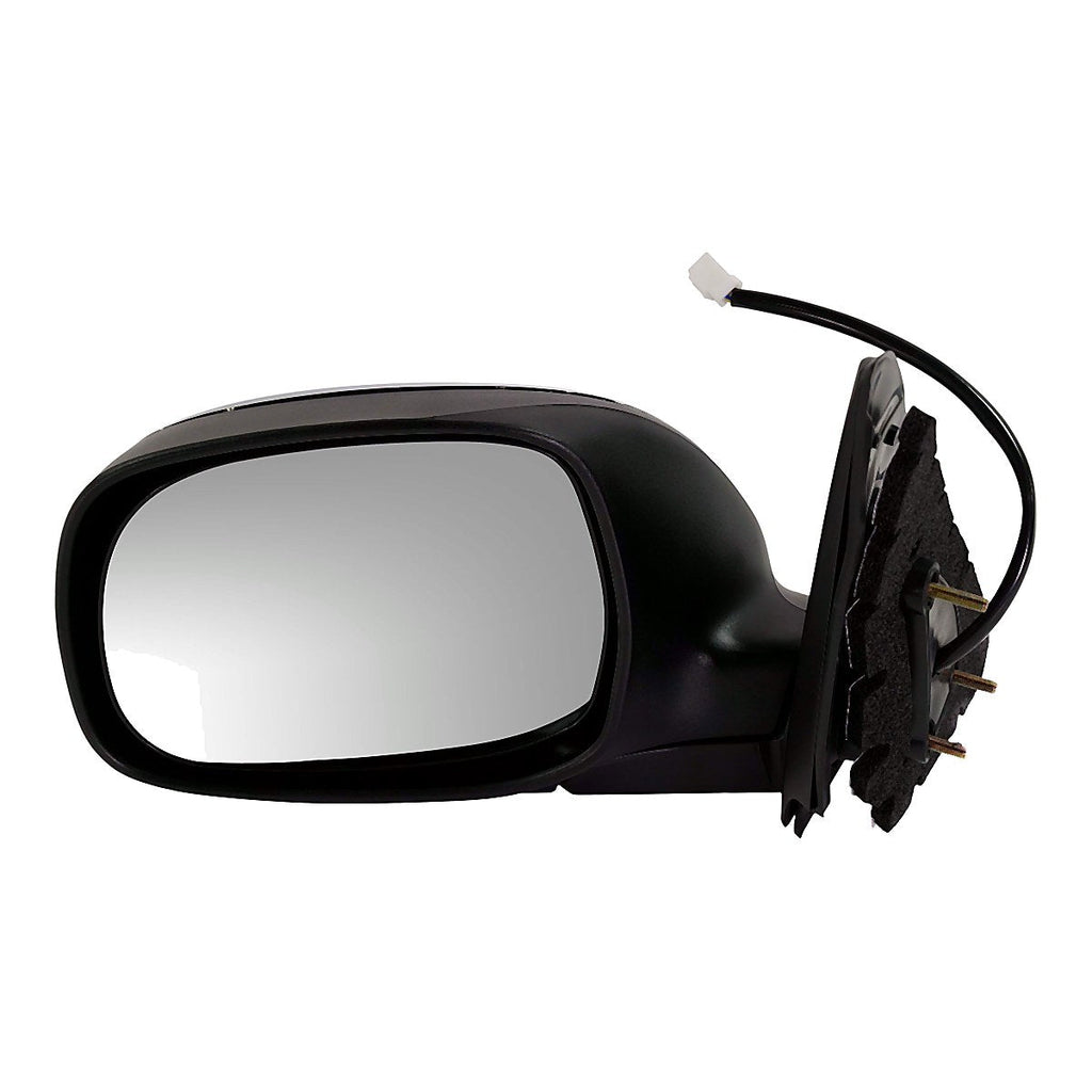 2003-2006 Toyota Tundra Rear Driver Side Door Mirror, to1320227. Front view.