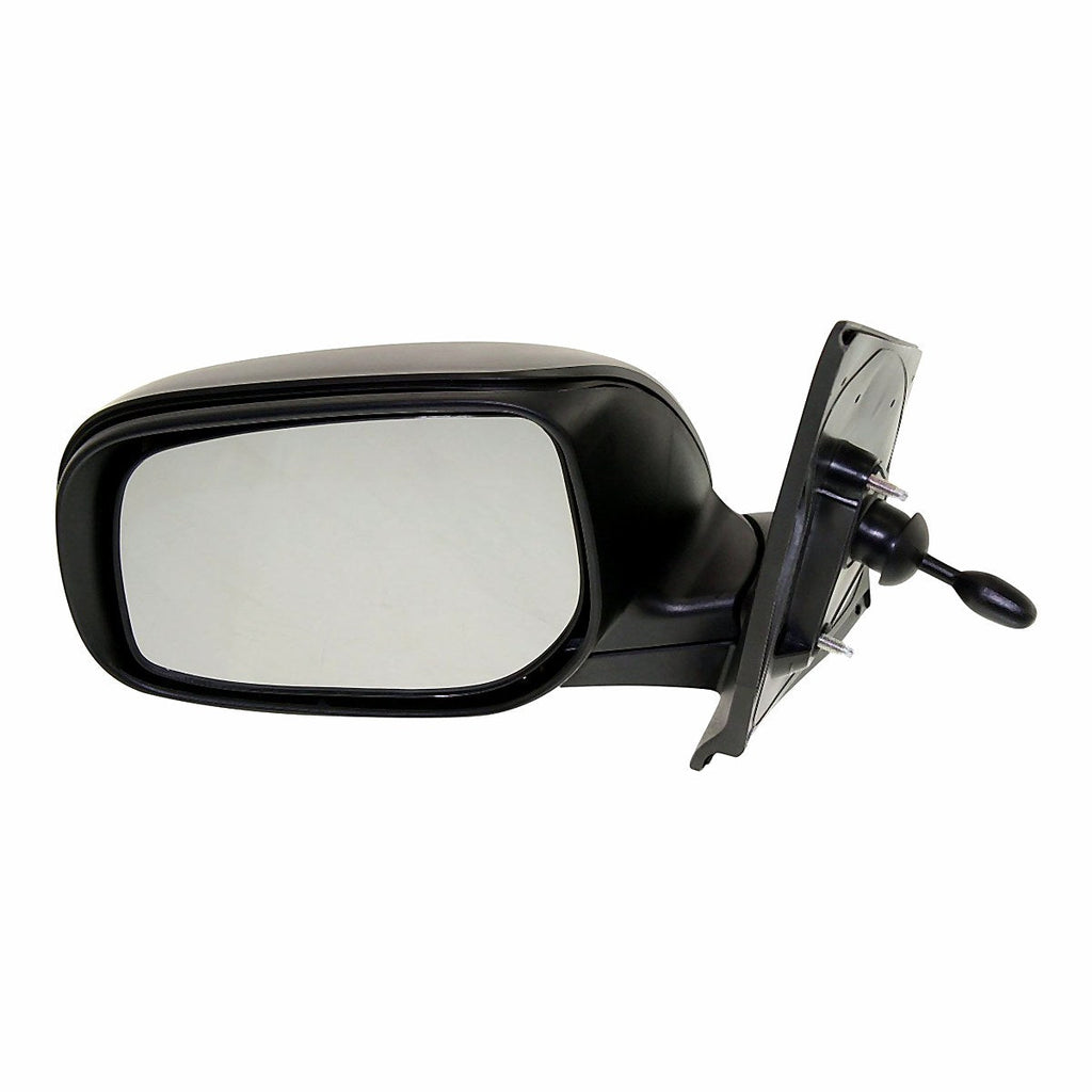 2007-2011 Toyota Yaris Sedan Rear Driver Side Door Mirror, to1320232. Front view.