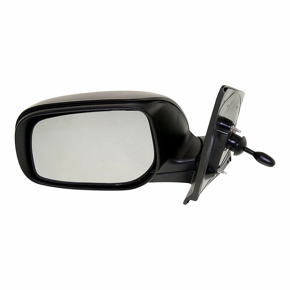 2007-2011 Toyota Yaris Sedan Rear Driver Side Door Mirror, to1320232. Front view.