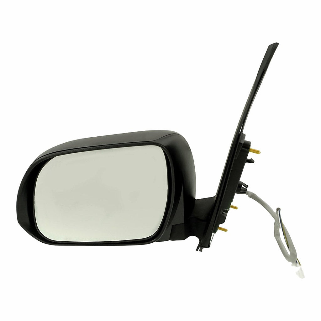 2011-2014 Toyota Sienna Rear Driver Side Door Mirror, to1320268. Front view.