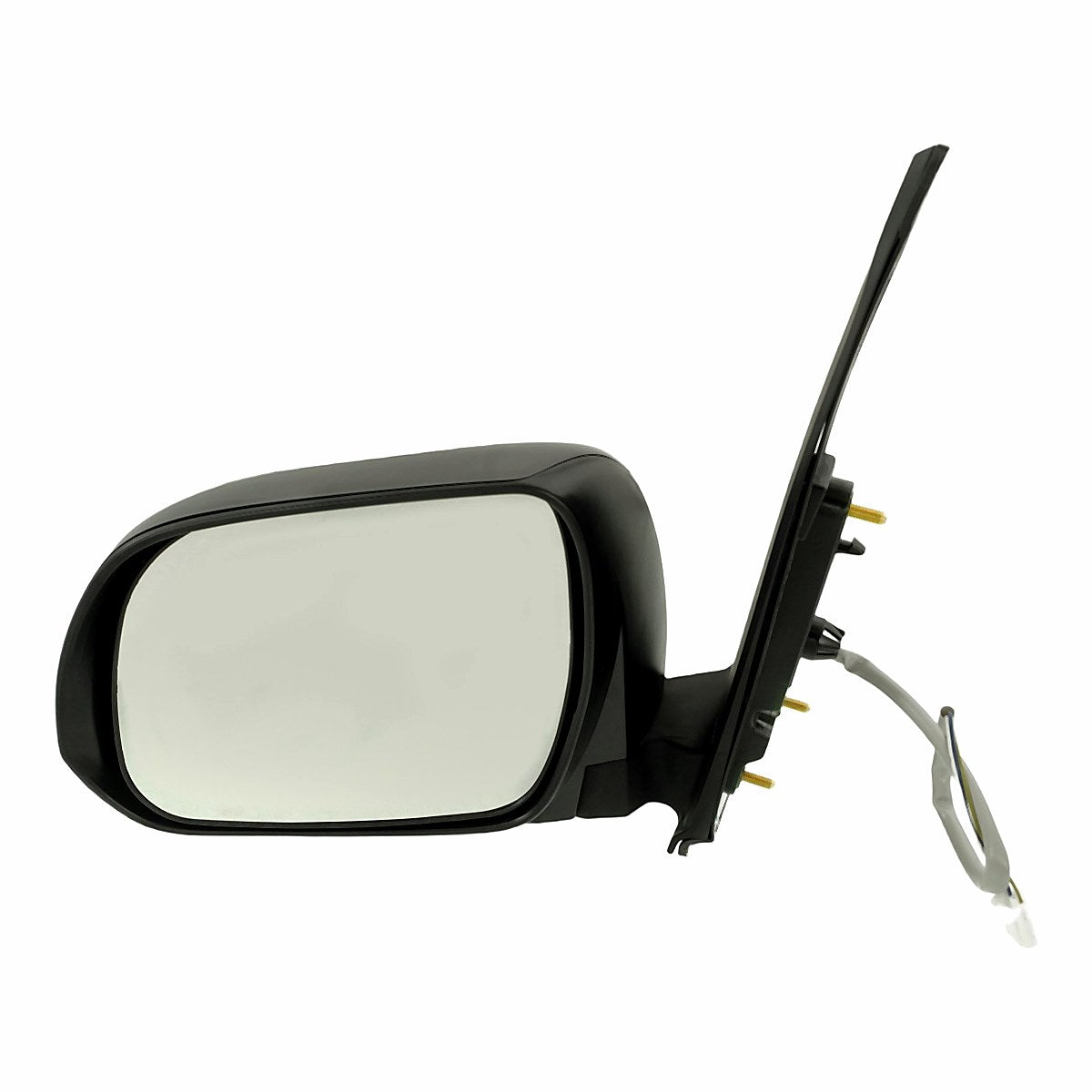 2011-2014 Toyota Sienna Rear Driver Side Door Mirror, to1320268. Front view.