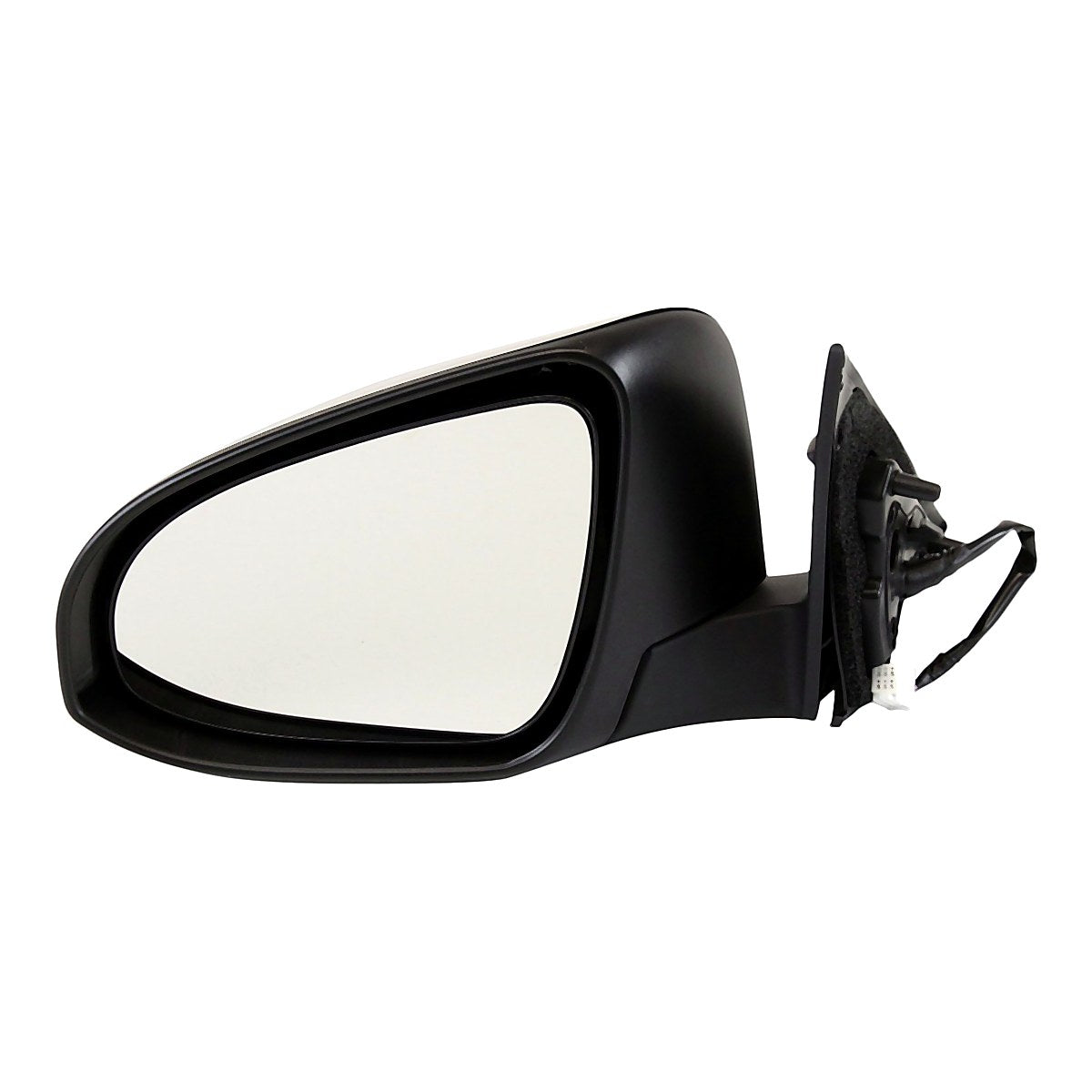 2012-2014 Toyota Camry Hybrid Rear Driver Side Door Mirror, to1320275. Front view.