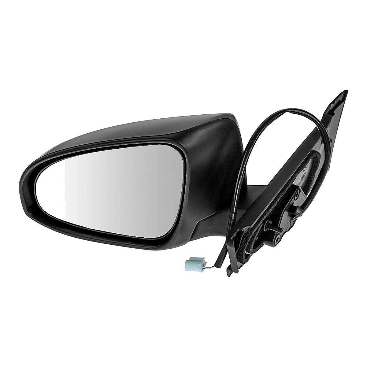 2012-2014 Toyota Yaris Hatchback Rear Driver Side Door Mirror, to1320279. Front view.